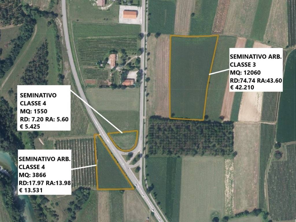 Terreno Agricolo Via Vittorio Veneto 1 Manzano Rif 106574279