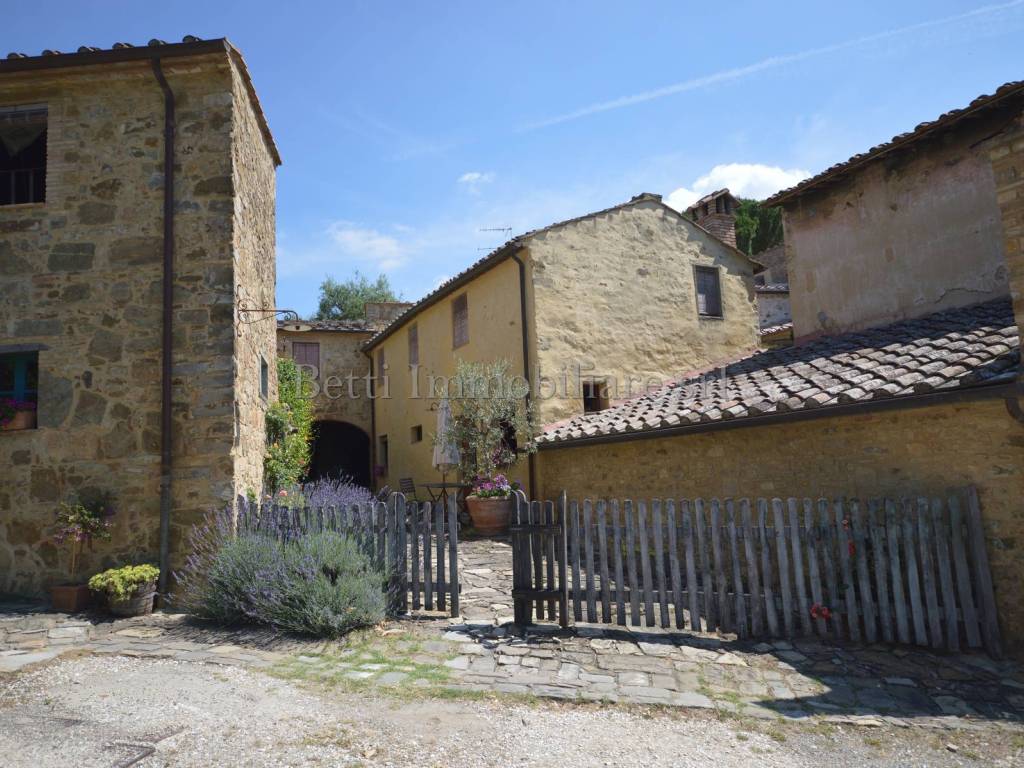 Castellina in Chianti,porzione di borgo