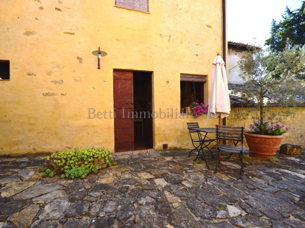 Castellina in Chianti,porzione di borgo