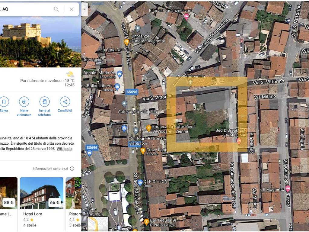 Terreno edificabile via trieste 1, centro, celano