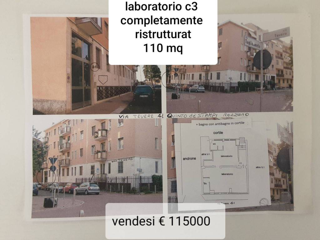 Ufficio - Studio via Tevere 41, Rozzano, Rif. 88832655 - Immobiliare.it