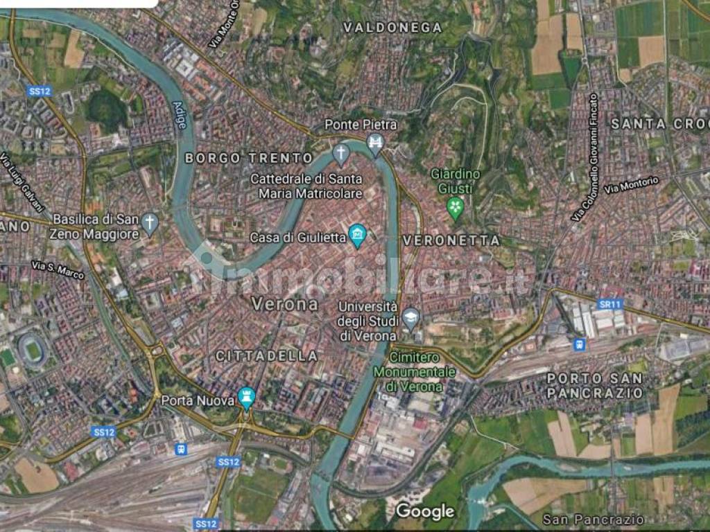 immagine satellitare verona