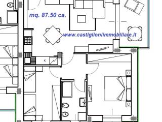 Trilocale mq. 87,50 ca.