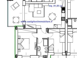 Trilocale mq. 91,50 ca.