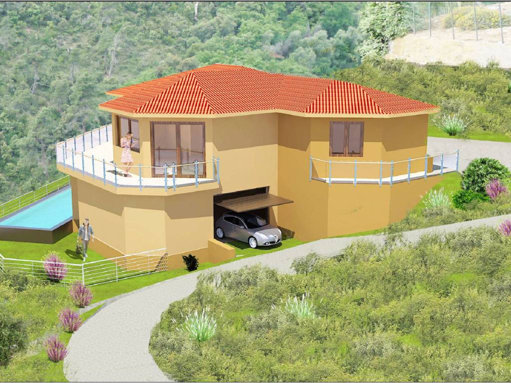 Rendering villa