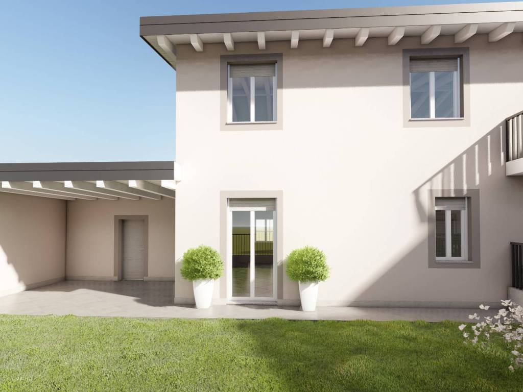 Vendita Villa a schiera in viale Santa Maria della Croce Crema. Nuova, posto auto, riscaldamento