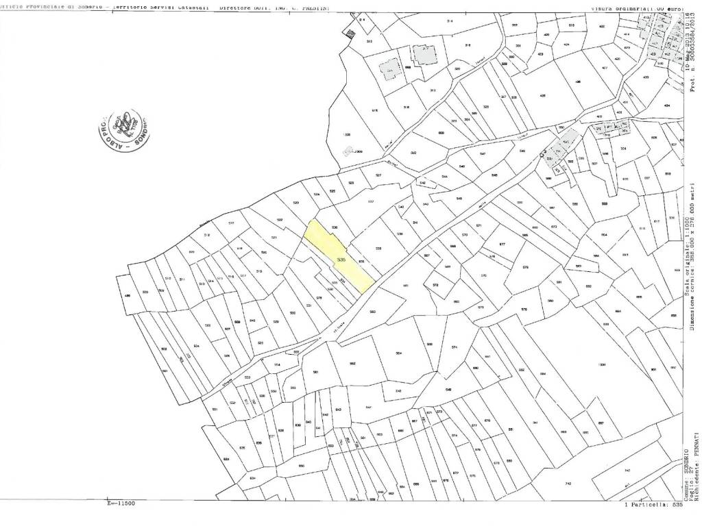 Planimetria terreni agricoli