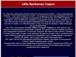 villa barban capra