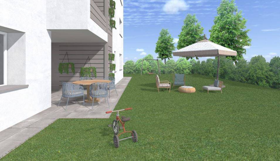 render giardino