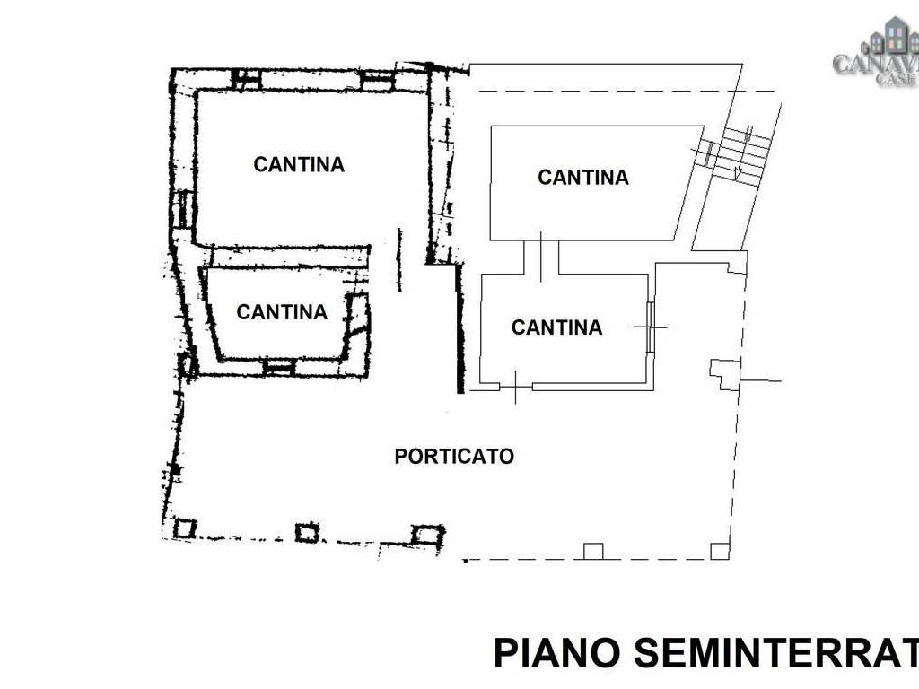 planimetria piano seminterrato