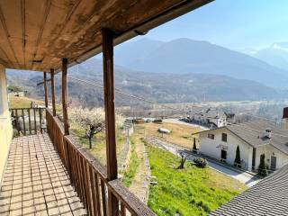 balcone in legno