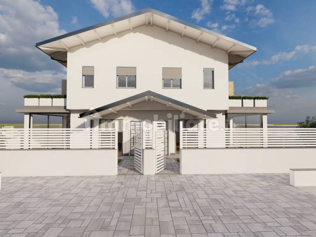 Vendita Villa bifamiliare in viale Palmiro Togliatti Roma. Nuova, con  terrazza, riscaldamento autonomo, 122 m², rif. 95481496