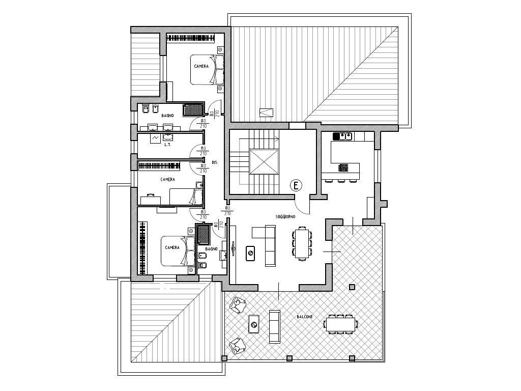 plan  app to E palazzina A