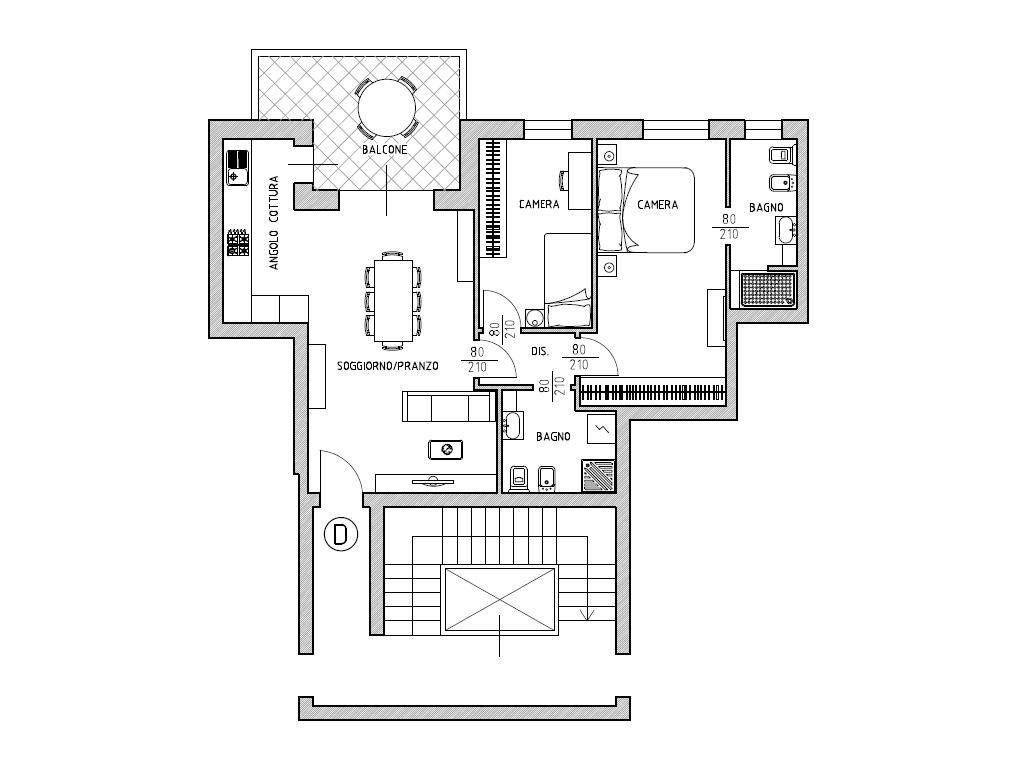 plan  app to D palazzina B