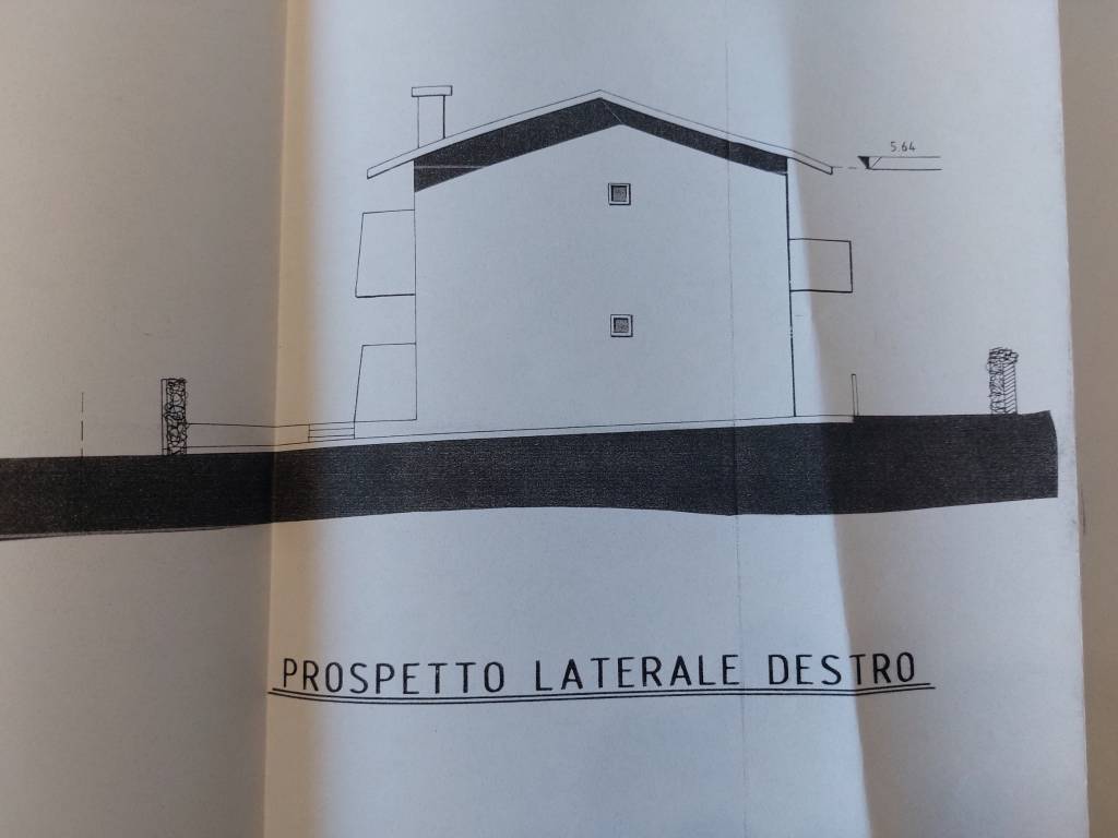 prospetto laterale destro