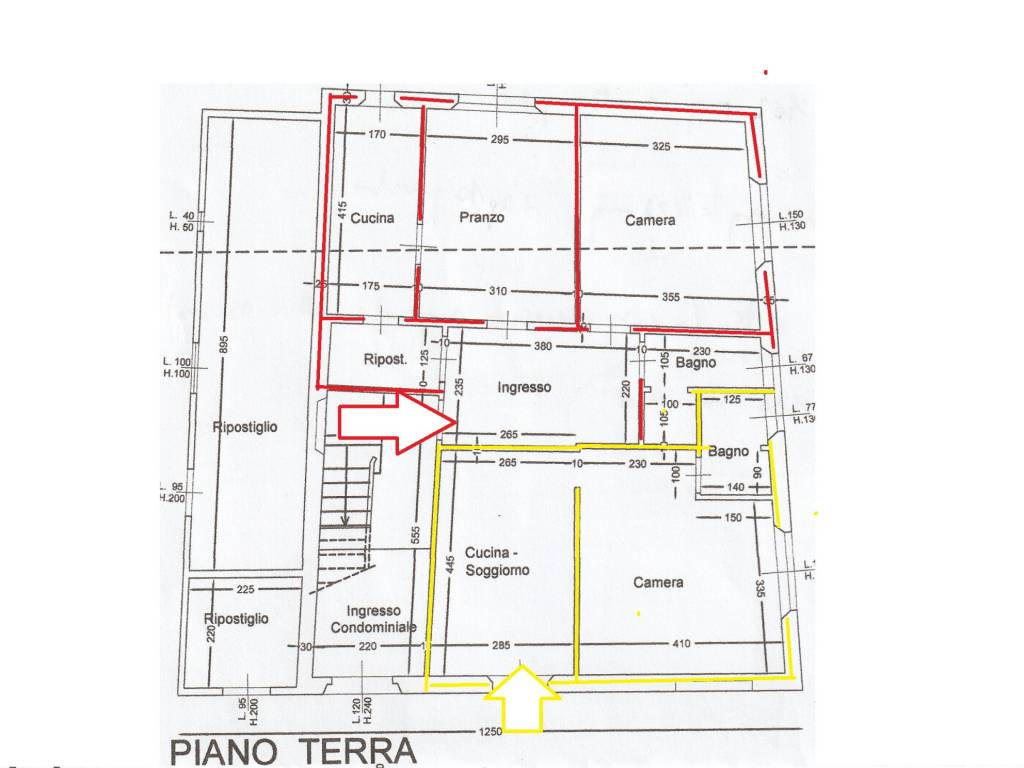 planimetria p. terra