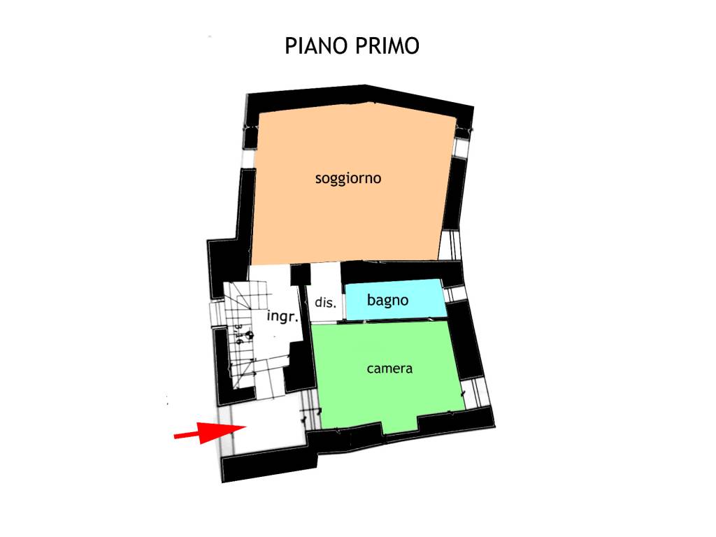 planimetria piano primo