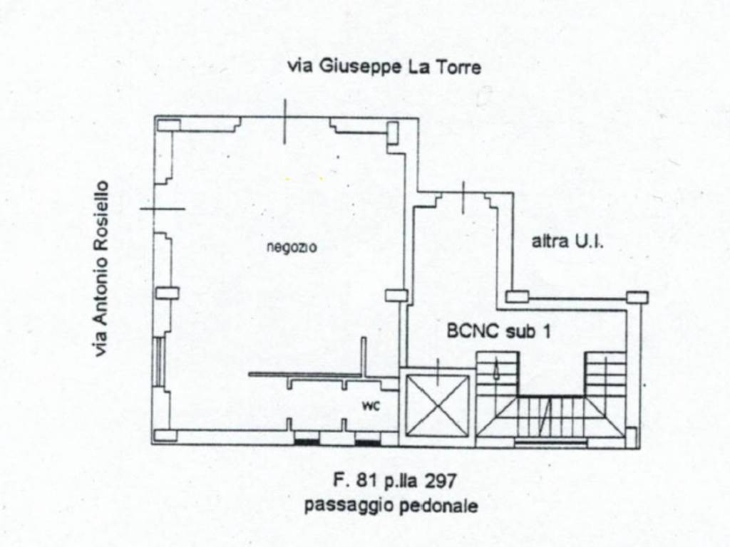 planimetria piano interrato