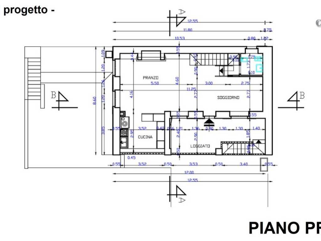 progetto piano primo