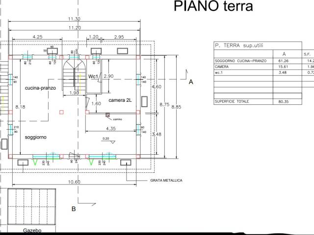 Planimetria piano terra