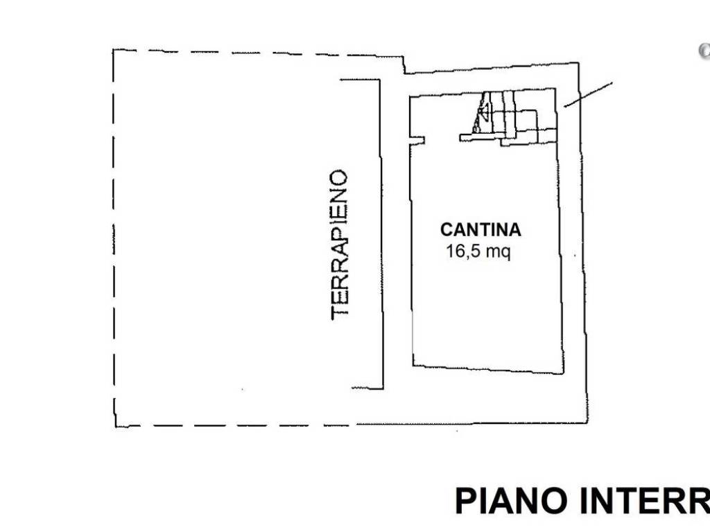 Planimetria piano interrato