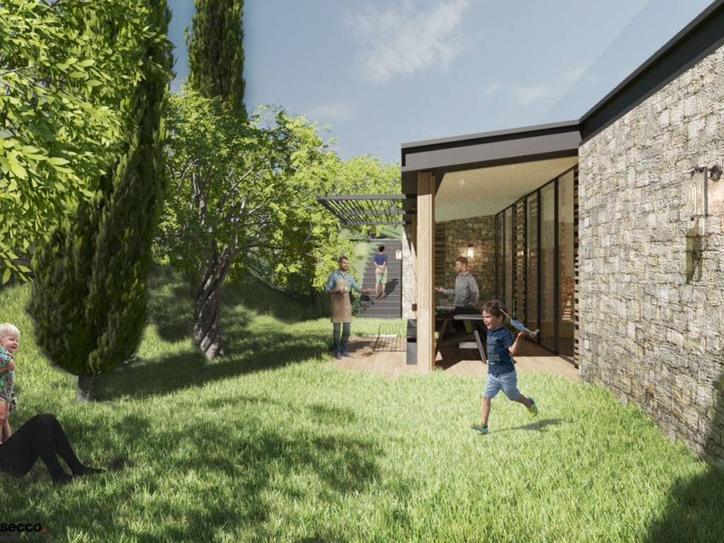 rendering villa