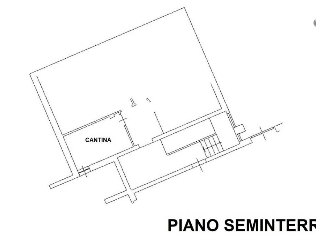 planimetria piano seminterrato