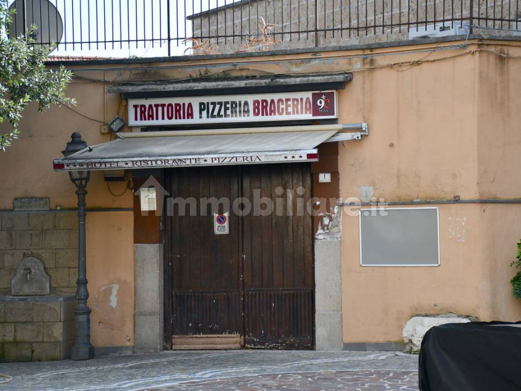 L'ingresso del ristorante