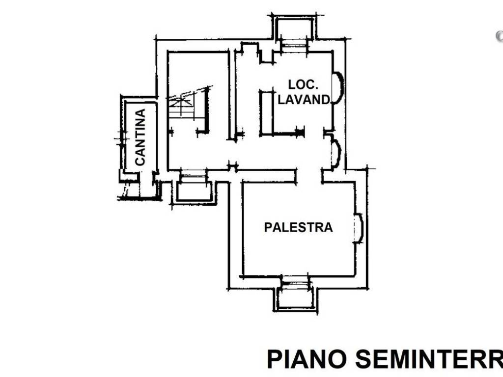 planimetria piano seminterrato