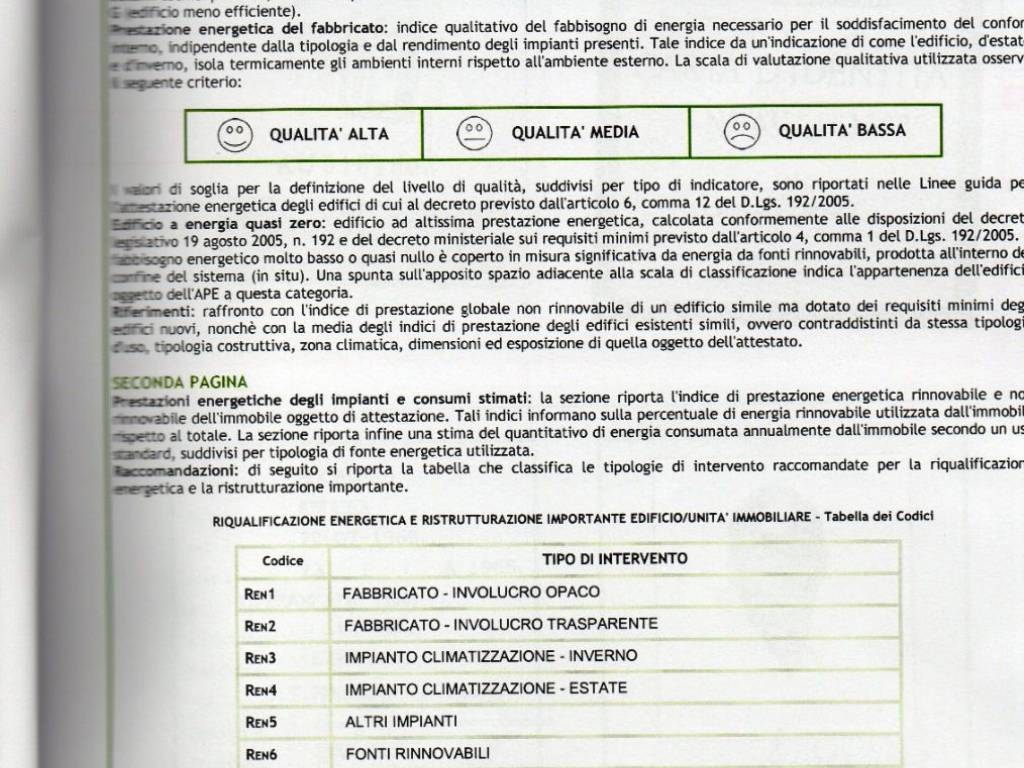 certificazione energetica