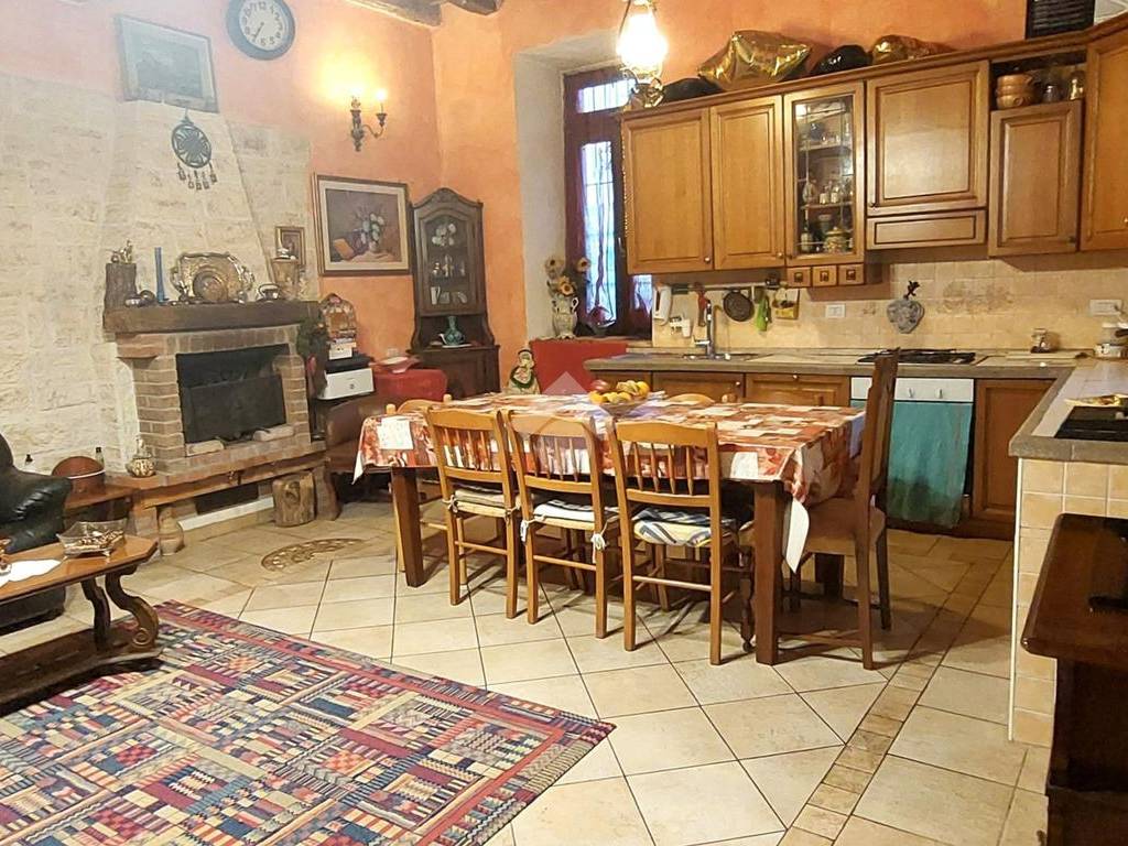 soggiorno con cucina a vista