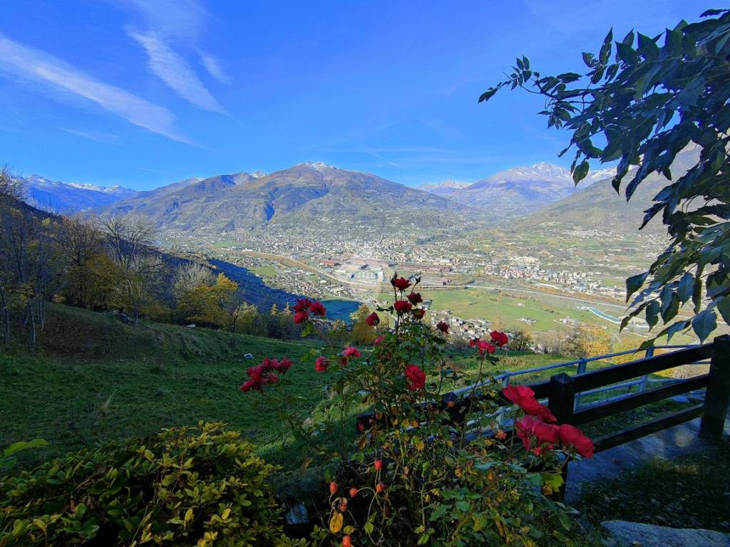 vista panoramica su Aosta