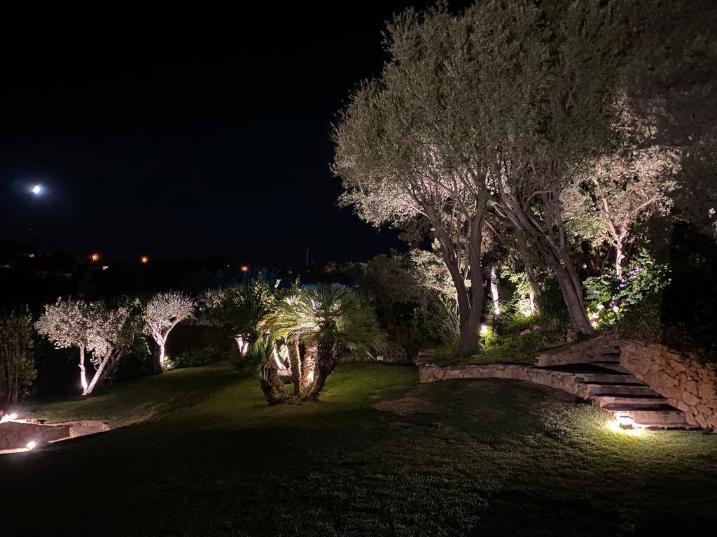 giardino illuminato