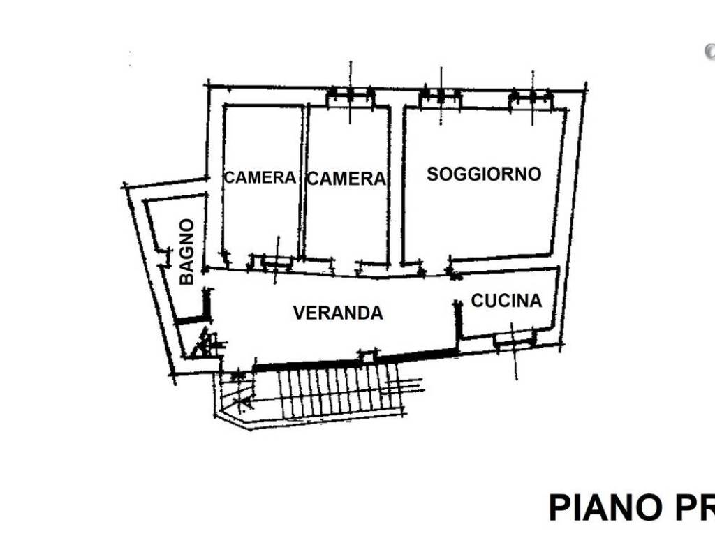 planimetria piano primo