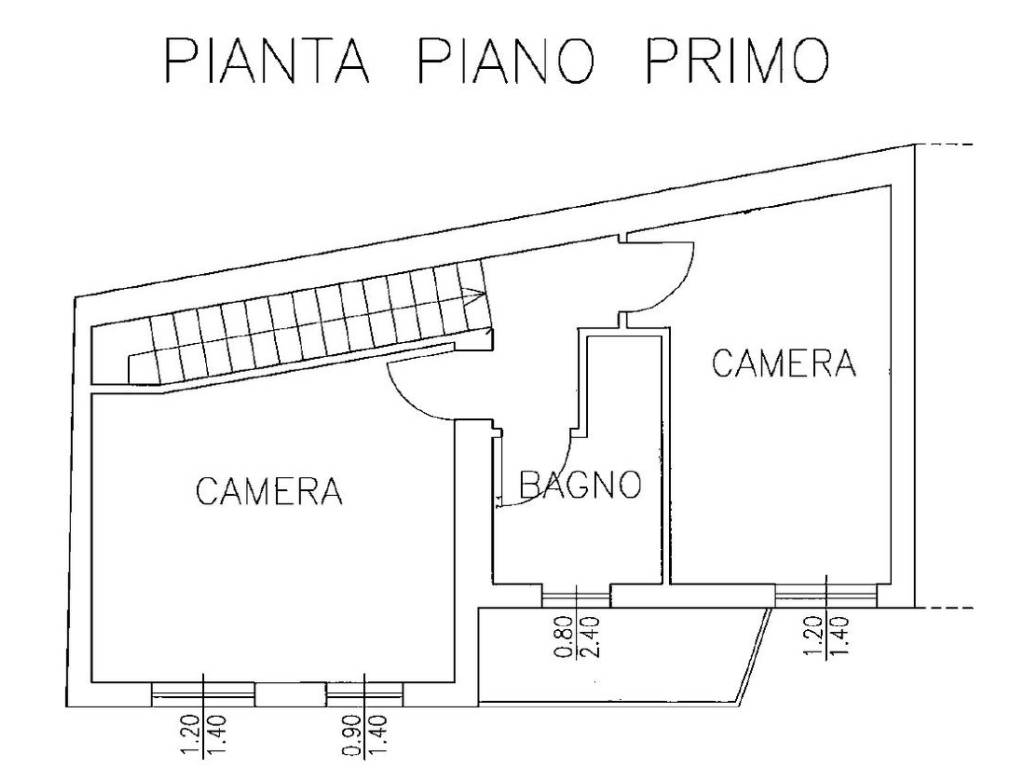 planimetria via dogana piano primo modificata foto