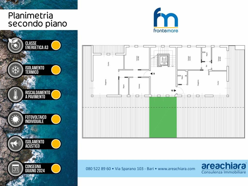 Plan secondo piano