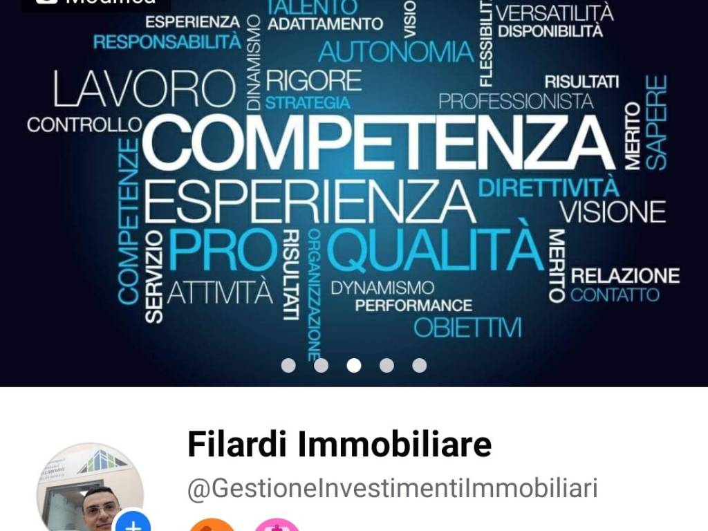 Pagina facebook Filardi Immobiliare