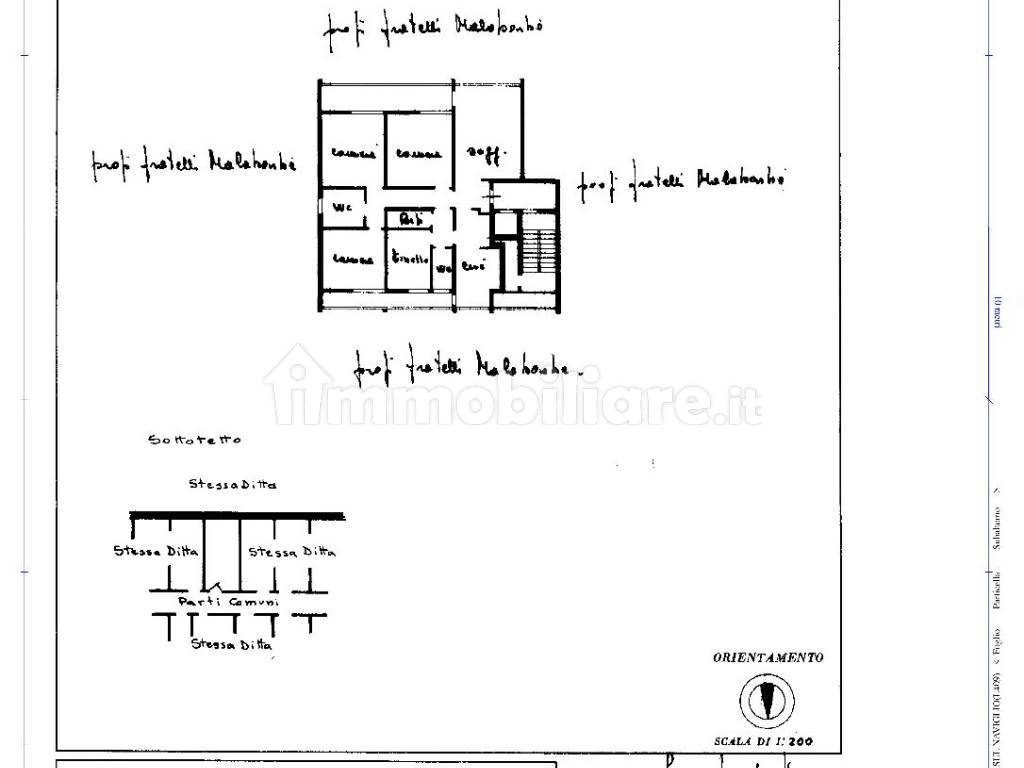 Plan App.to e Solaio