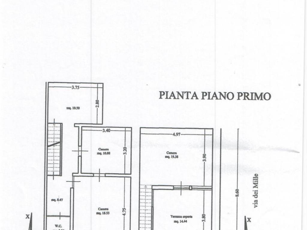 Planimetria Piano Primo