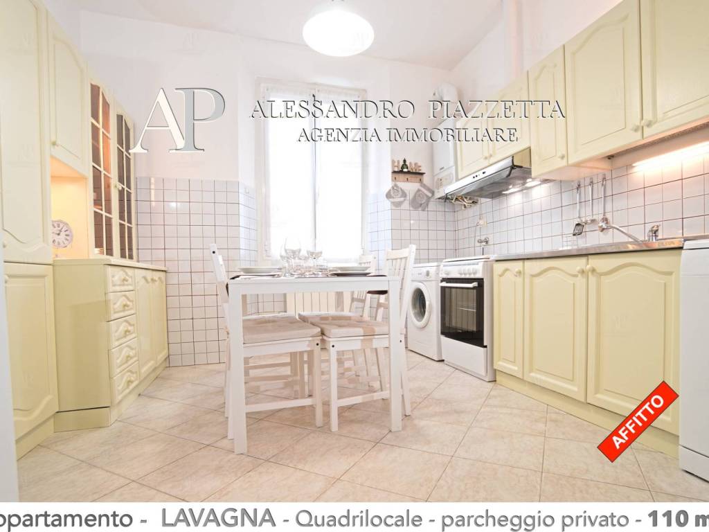 Cucina abitabile con ogni comfort necessario