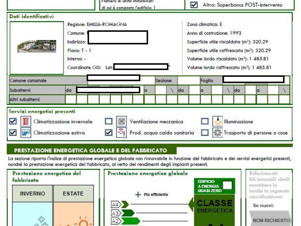 Certificato Energetico