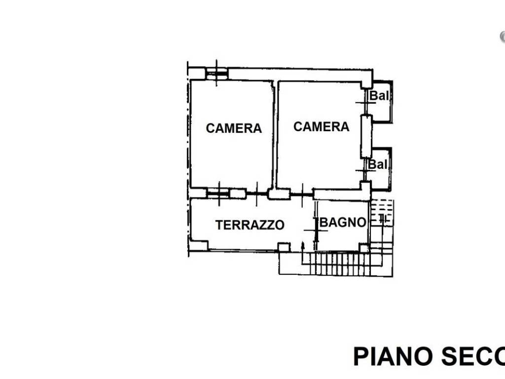 planimetria piano secondo