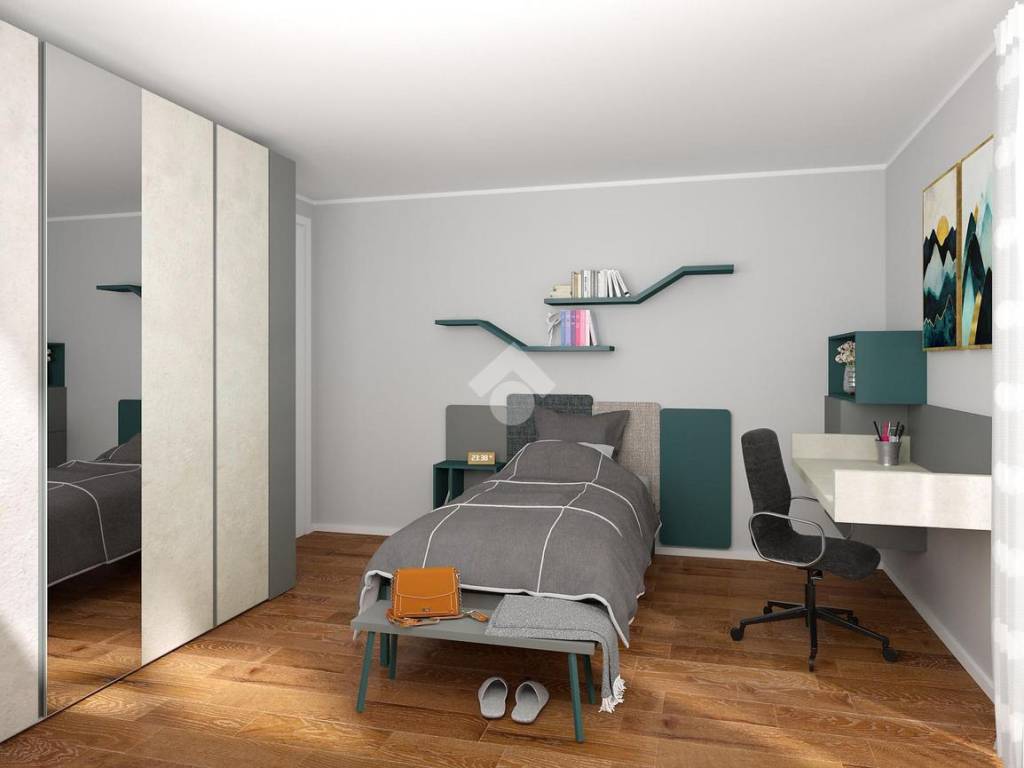 Cameretta rendering 3D