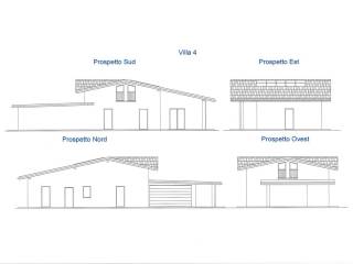 Render villa 4 - Prospetti