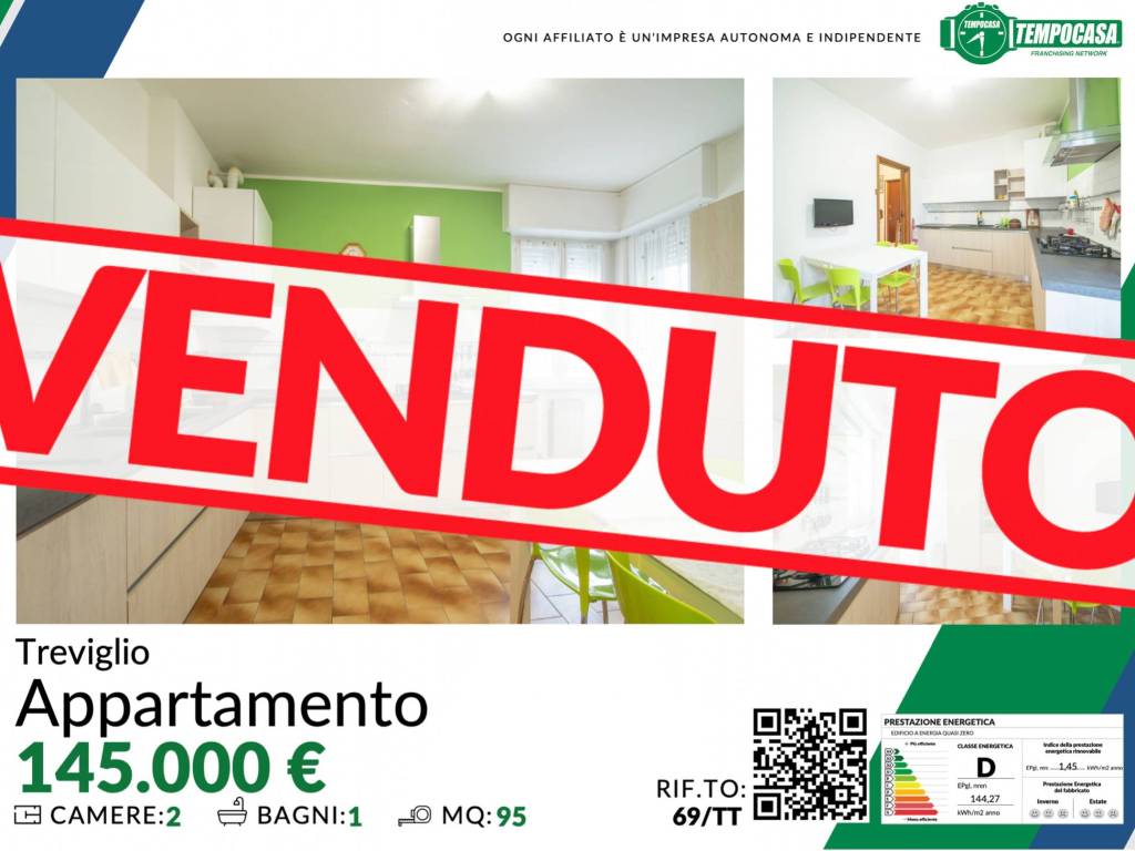 Vendita Appartamento Treviglio. Trilocale in viale della Pace 5. Buono ...