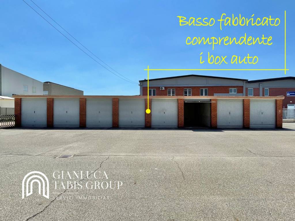 Basso fabbricato contenete i box