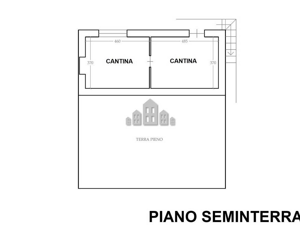 Planimetria piano seminterrato