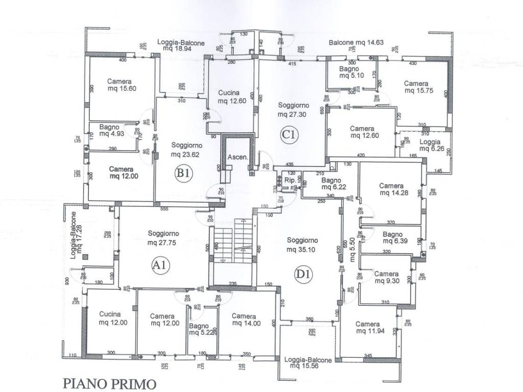 plan piano primo