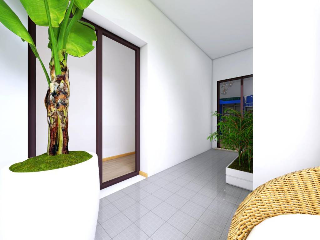 rendering veranda