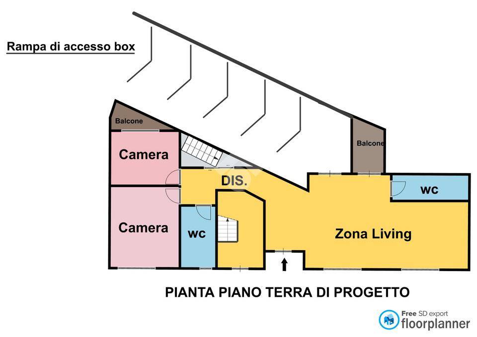 pianta piano terra progetto